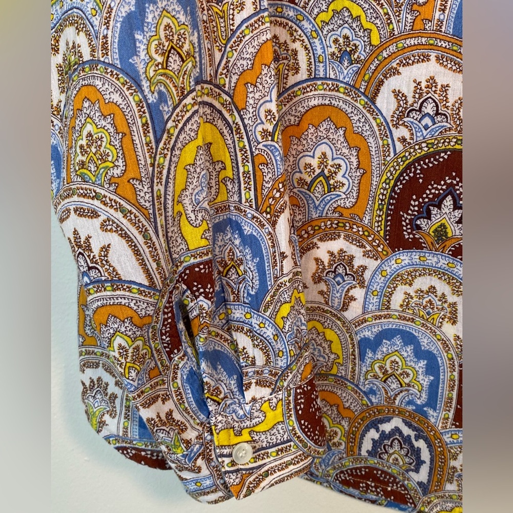 J. Mclaughlin Multicolor Patterned Blouse - image 3